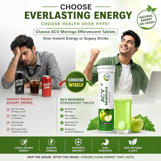 ACV MORINGA EF TABLETS COMBO OF THREE TUBES SUITABLE FOR MONTH (45) view 4